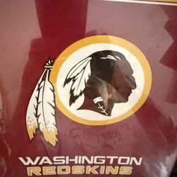 Collectible Washington Redskins 3 Ring Binder . NEW !