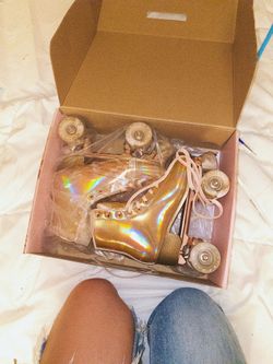 Impala Rose Gold Roller Skates