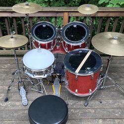 Vintage 1960’s Drum Set, Vintage Cymbals