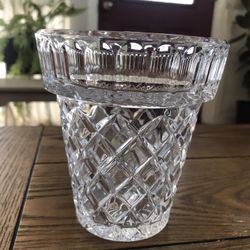 Vintage Crystal/Glass Flower Pot