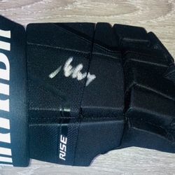 MIRO HEISKANEN DALLAS STARS SIGNED AUTOGRAPHED F/S WARRIOR HOCKEY GLOVE JSA COA!