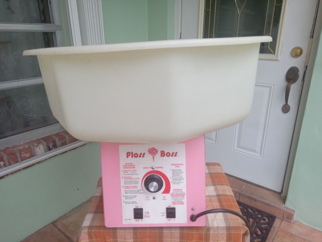 🌸 Floss Boss Commercial Cotton Candy Machine 🌸