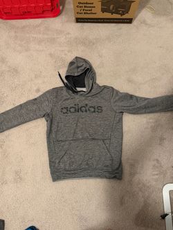 Adidas Gray Pullover Hoodie medium