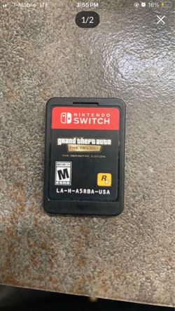 GTA Trilogy Definitive Edition Nintendo Switch