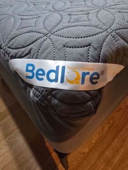 Queen size Mattress + Mattress Cover and Frame