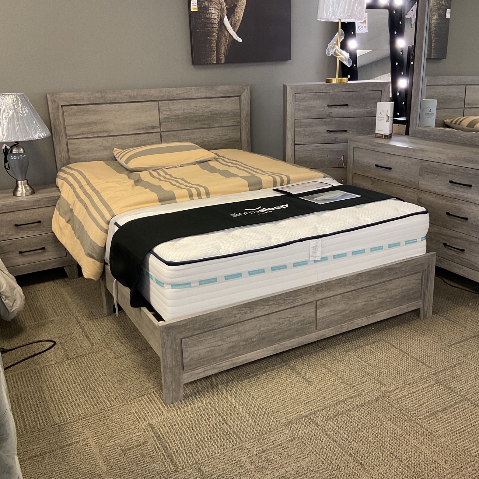 Queen Size Bedroom Set + Free Mattress!