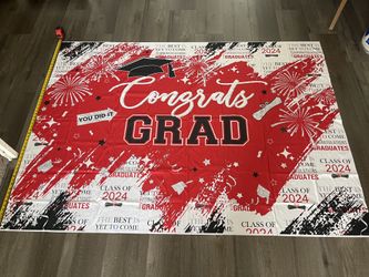 2024 Graduation Backdrop