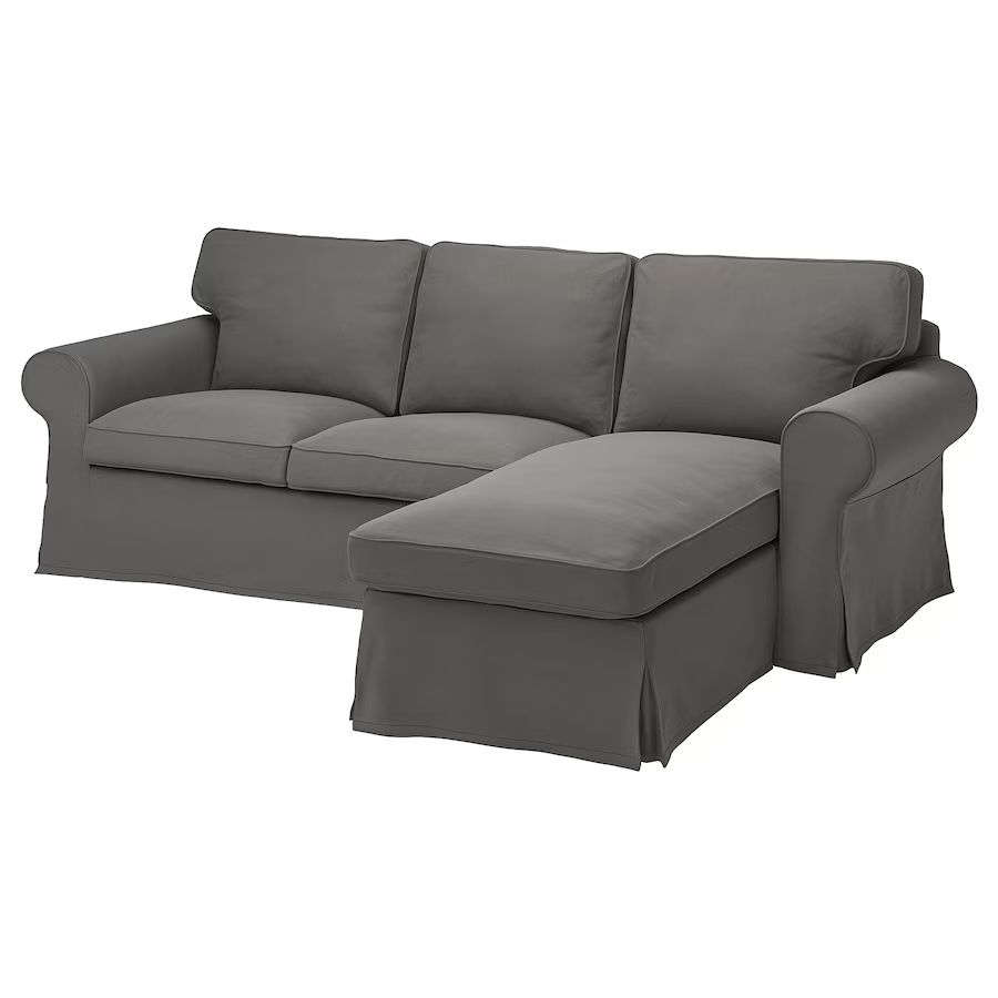 Sofa with chaise, Dark Gray for Sale in Charlotte, NC OfferUp