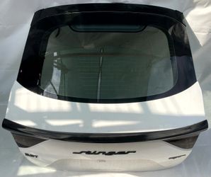 KIA STINGER REAR TRUNK LID DECK TAIL GATE HATCH ASSEMBLY WHITE 2022-2023 