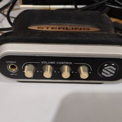 Sterling Headphone 4 Channels Preamp In  Ex Cond...This Is The Heavy Duty Version Not The Plastic New 1....