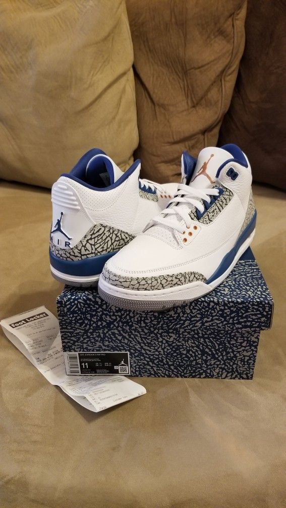 Nike Air Jordan Retro Wizards OG White Cement Reimagined Chicago