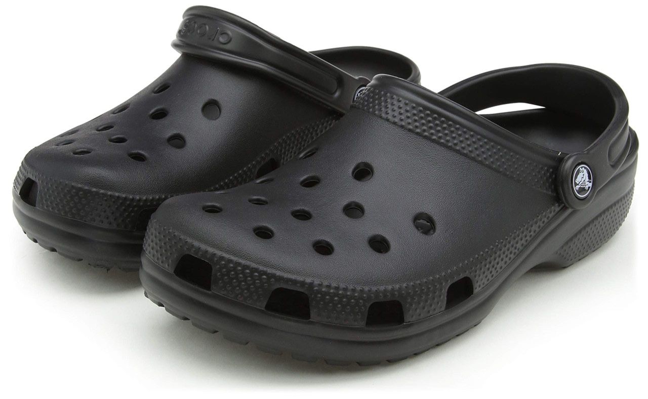 Black crocs