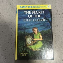 The Secret of the Old Clock (Nancy Drew, Book 1) - Hardcover - EXC CONDITION