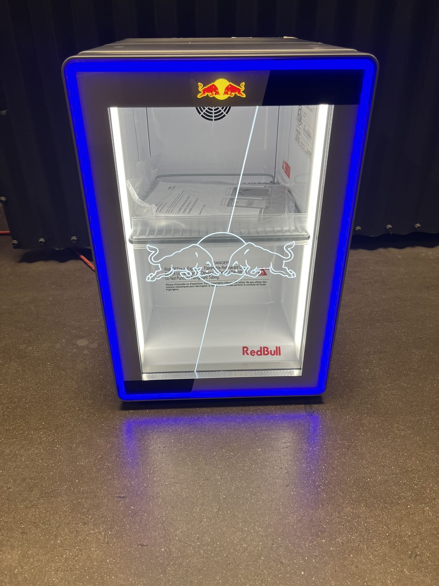 Red Bull Mini Refrigerator New Man Cave
