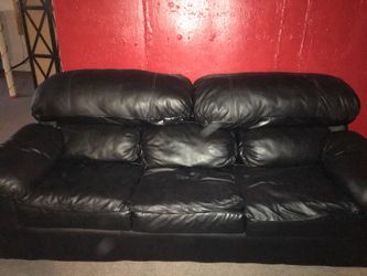 Black sleep sofa