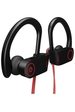 Bluetooth Headphones, Otium Best Wireless Sports Earphones w/Mic IPX7 Waterproof HD Stereo Sweatproof in Ear Earbuds for Gym Running Workout 8 Hour B