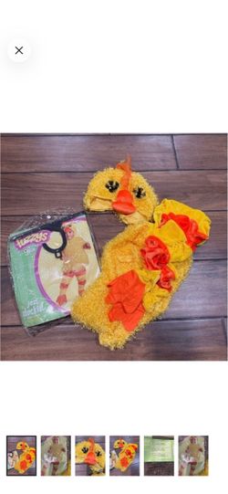 FUZZYS Just Duckie infant Halloween fury duck costume size 12-18 M