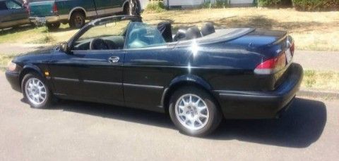 2000 Saab Convertible Black On Turbo Cars Trucks In 1 400