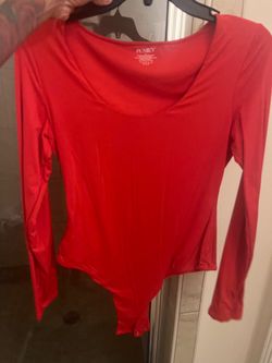 Red body suit