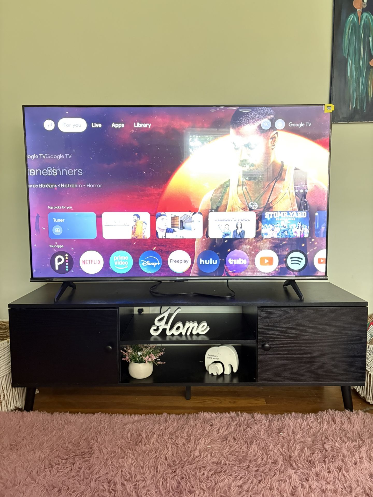 Hisense - 55" Class A6 Series LED 4K UHD Smart Google TV