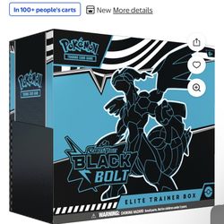 Pokemon Trading Card Games Scarlet & Violet 10.5 Black Bolt Elite Trainer Box