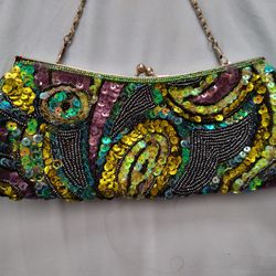 Peacock Clutch Bag