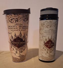 Harry Potter Marauder's Map Travel Tumblers-$15.00 Each