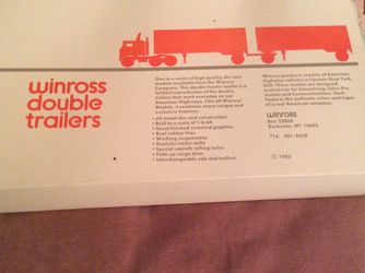 Winross Double Trailers