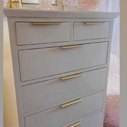 White Solid Dresser
