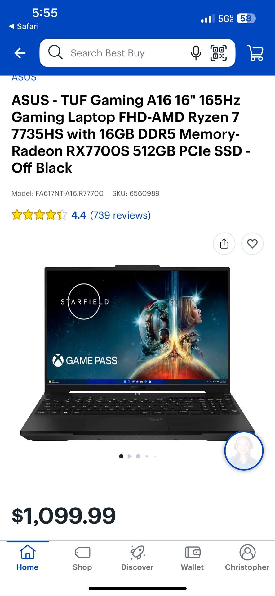 ASUS - TUF Gaming A16 Laptop