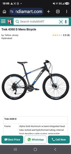 Trek 4300 mountain bike grey and black $180 obo