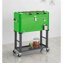 80 Quart Foosball Beverage Cooler - Detachable Tub with Cover