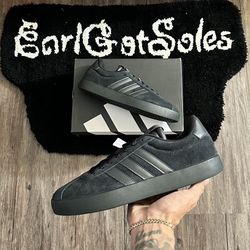 Adidas VL Court 3.0 Triple Black Size 9