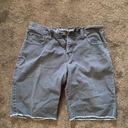 Men’s Black/grey Long Shorts