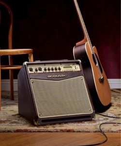 Acoustic A40 40W Acoustic Guitar Combo Amplifier Amp Vintage Brown