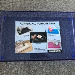 new acrylic tray