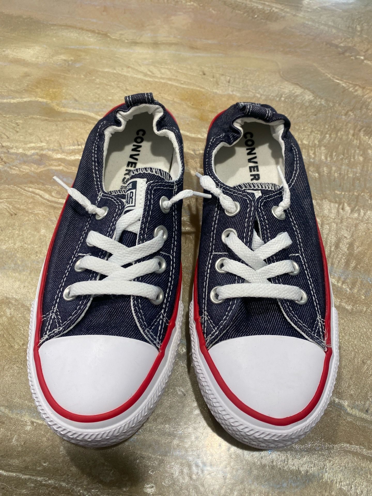 Converse Chuck Taylor All Star Shoreline slip-on Sneakers Shoes Denim Women’s 8