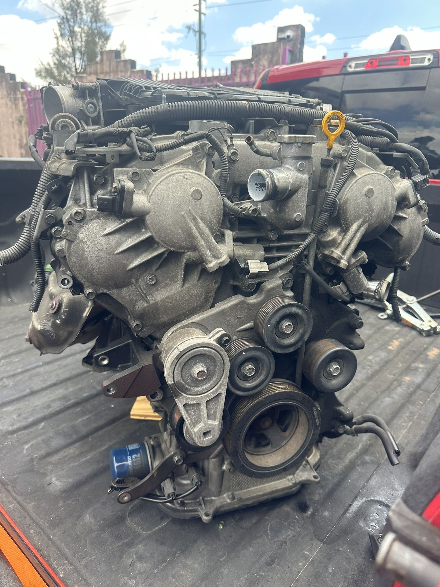 2014-2015 Infiniti Q50 Sedan Engine 3.7L RWD 