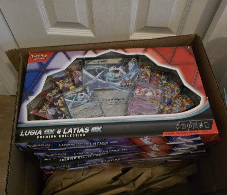 Lugia ex latias ex Premium Collection (5 packs mega and 5packs destined Rivals)