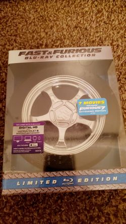 Fast & Furious blu-Ray collection limited edition