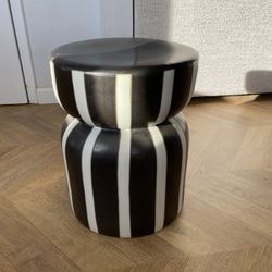 Black And White Side Table 
