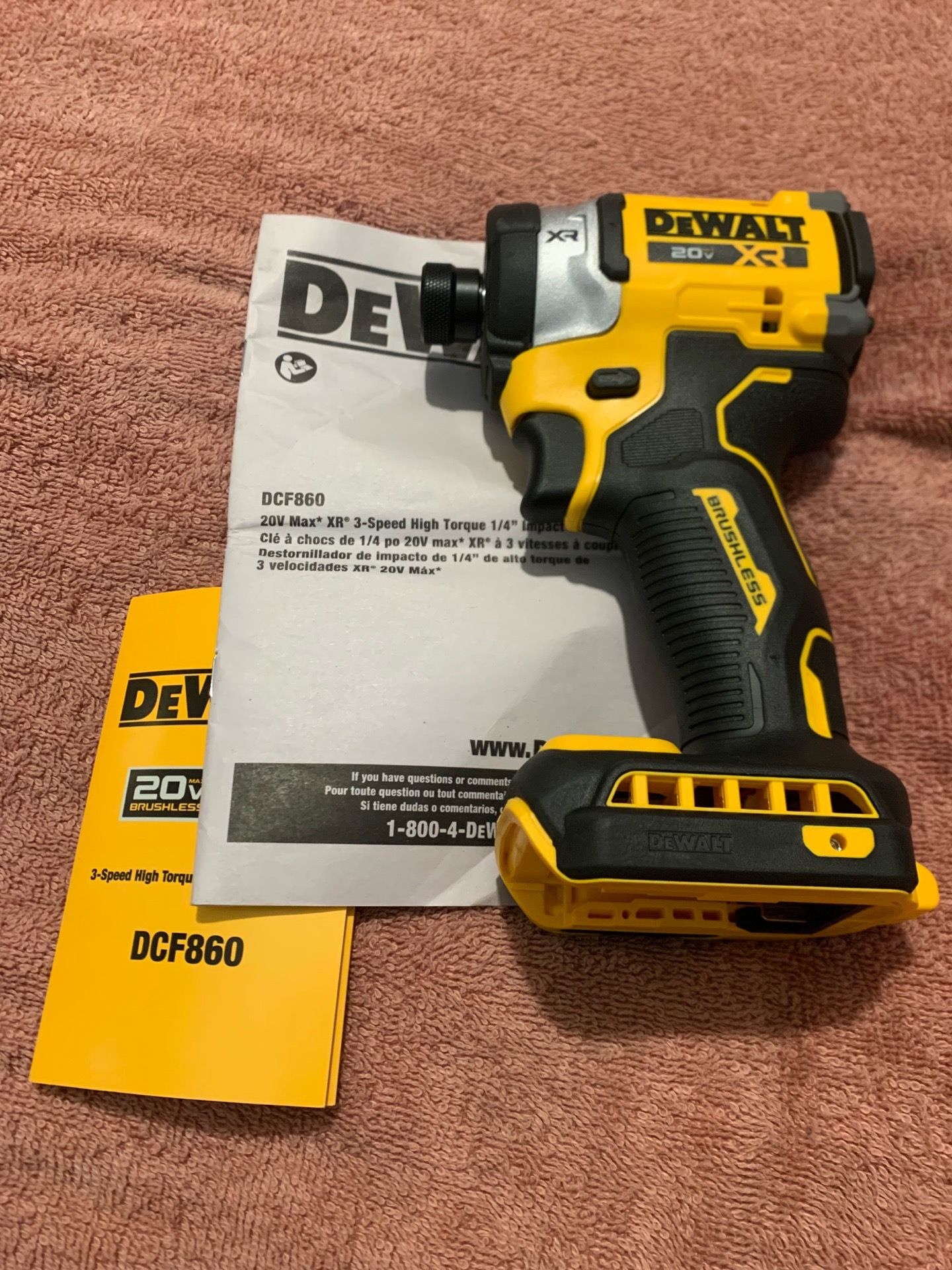 Dewalt 20V Max XR 3 Speed High Torque 1/4…DCF860…$100