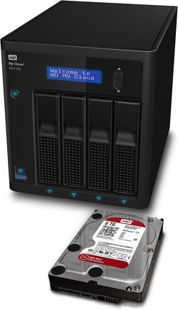 WD 24TB My Cloud EX4100 Expert Series 4-Bay Network Attached Storage - NAS - WDBWZE0240KBK-NESN
