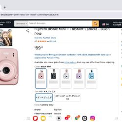 Instax Mini11 Camera