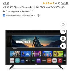 Vizio 50” 4K TV