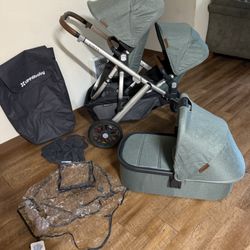 Uppababy Vista V2 Stroller and Bassinet 