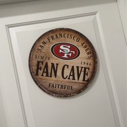 49ers Wall Piece 