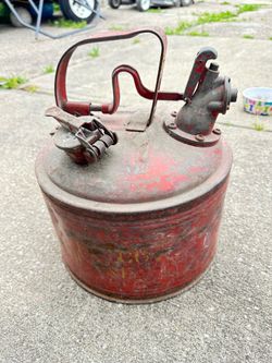 Vintage gas can
