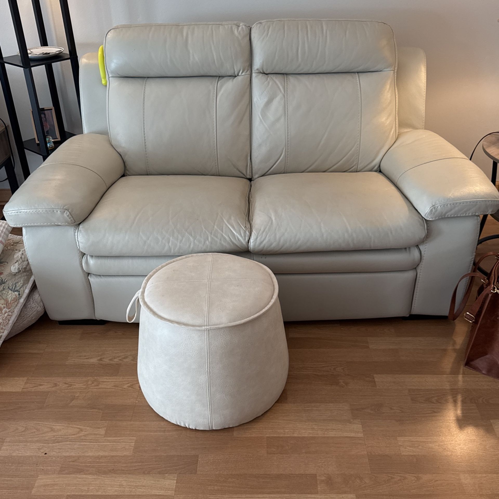 Leather Love Seat
