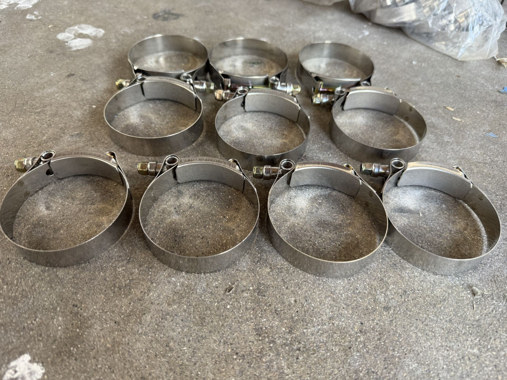 3” SS Clamps 10pk Pieces Clamp as